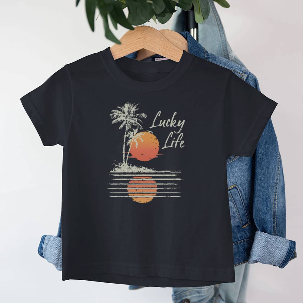 Lucky Life Barn T-skjorte - Norday SE