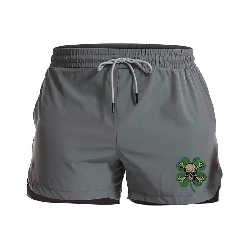 Lucky Skull Athletic Quick - Dry Shorts - Norday SE