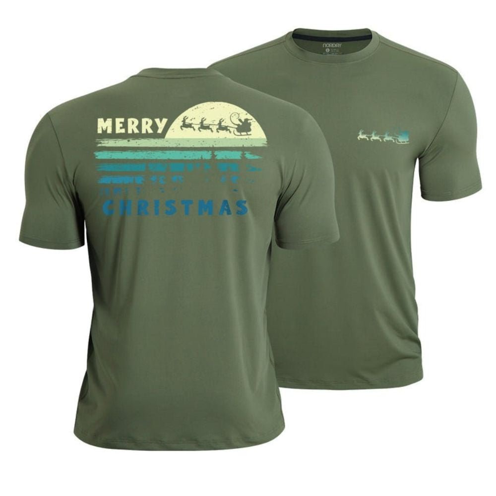 Merry Christmas Athletic Quick - Dry T-Shirt - Norday SE