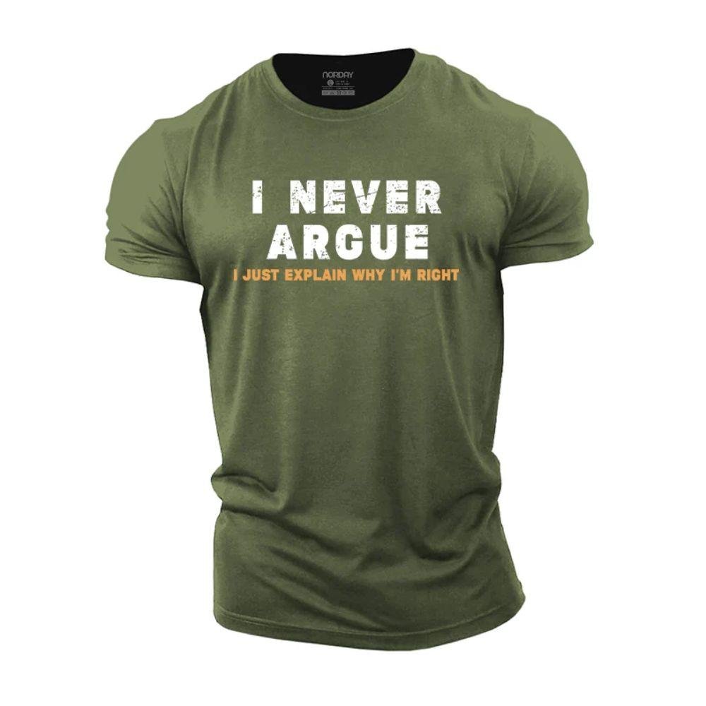 Never Argue T-Shirt - Norday SE