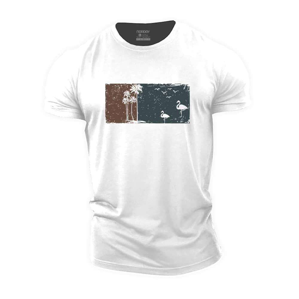 Palm Flamingo T-skjorte - Norday SE