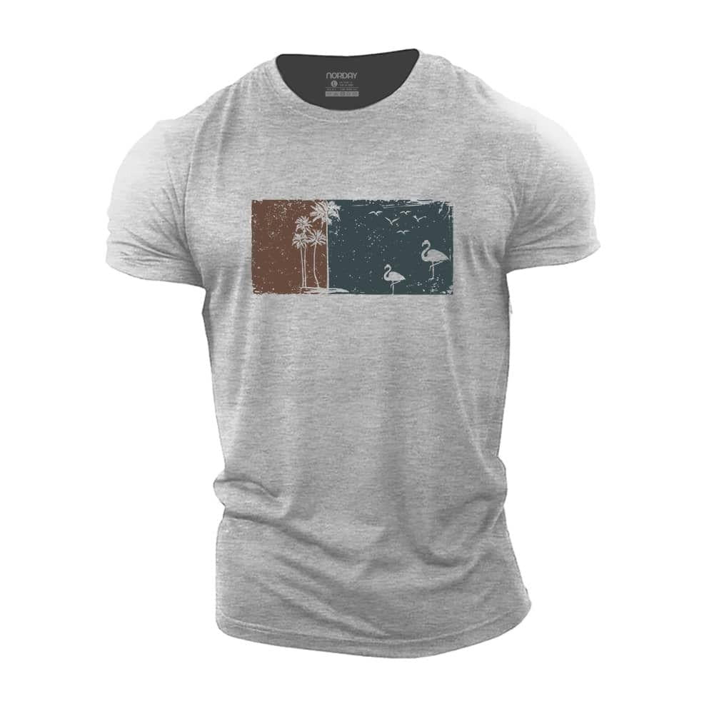 Palm Flamingo T-skjorte - Norday SE