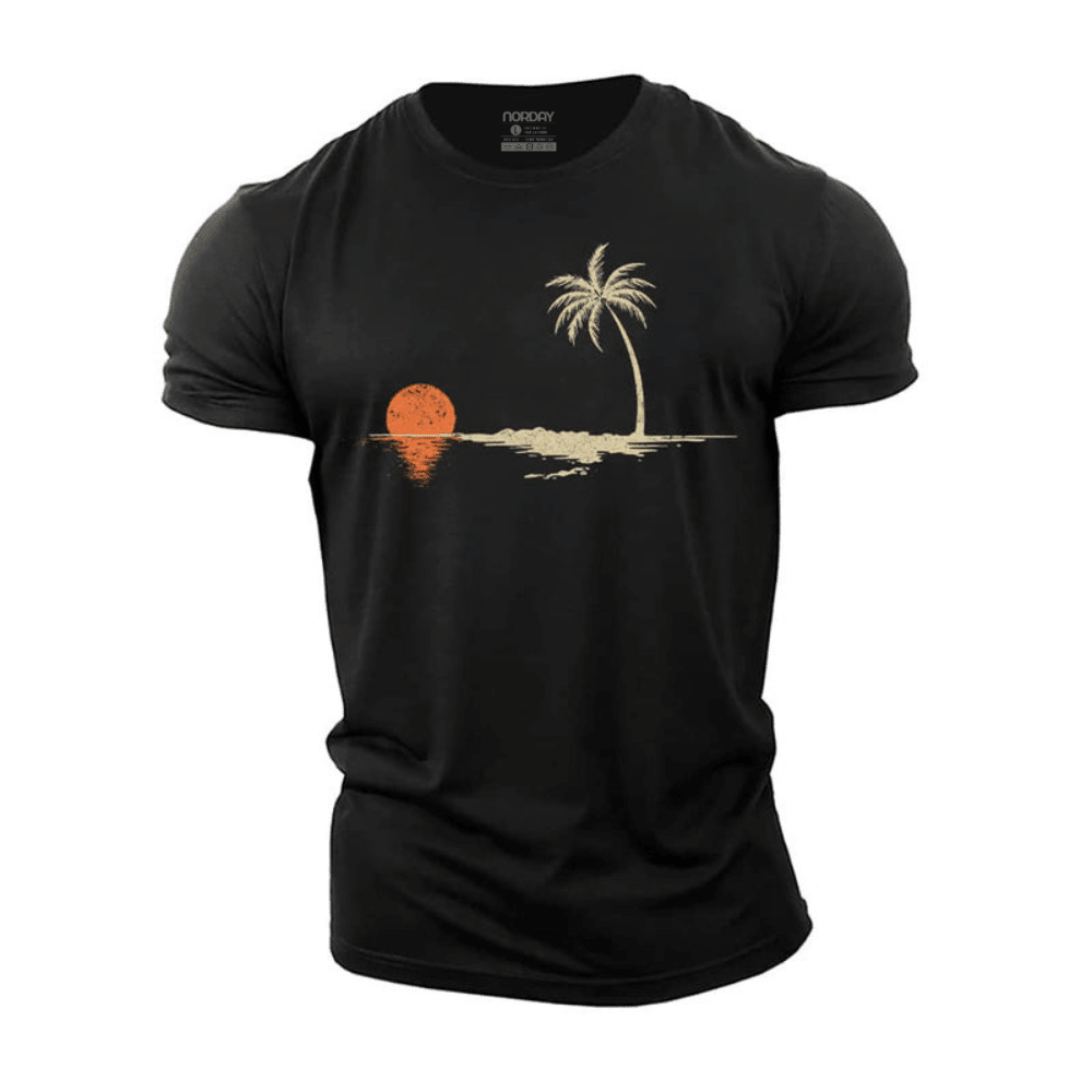 Palm Sunset Reflection T-Shirt - Norday SE