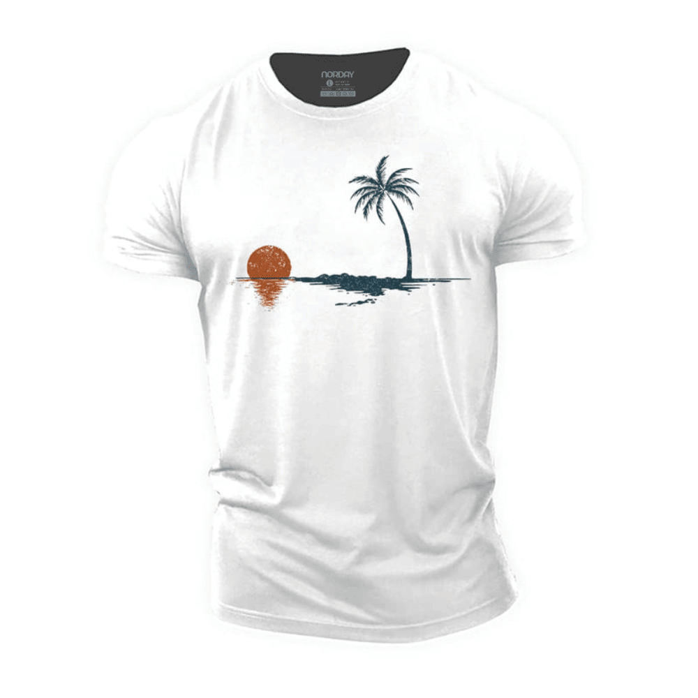 Palm Sunset Reflection T-Shirt - Norday SE