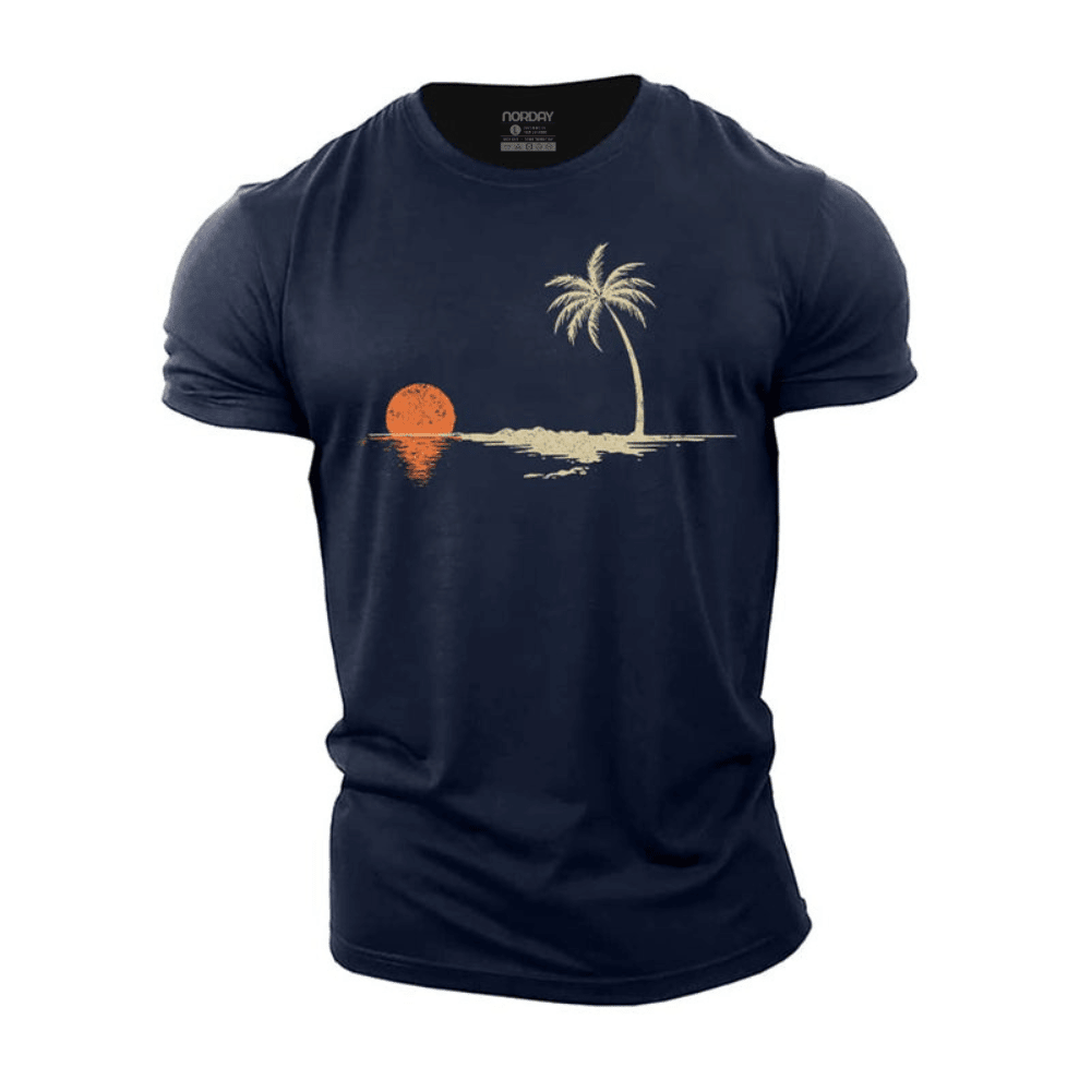 Palm Sunset Reflection T-Shirt - Norday SE