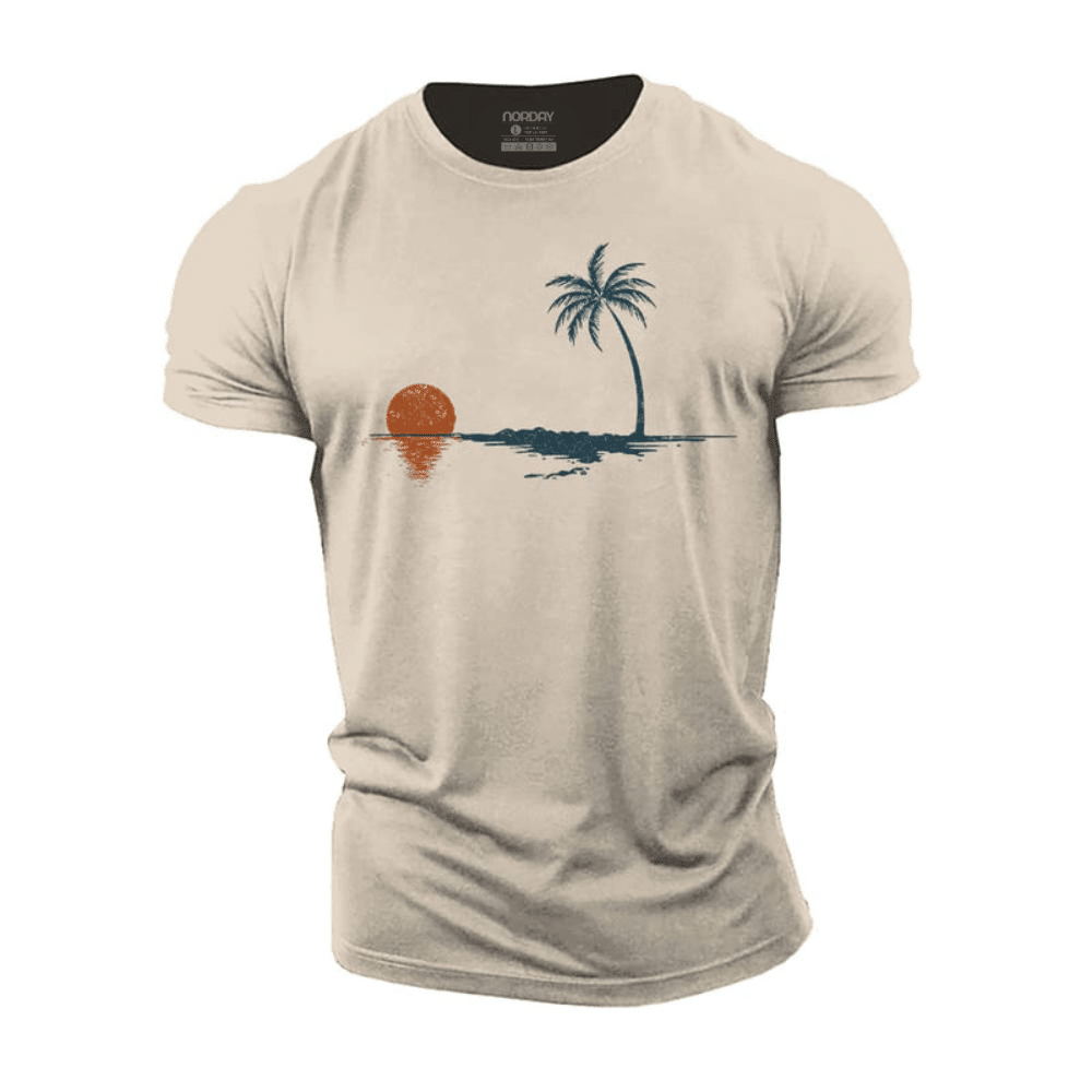 Palm Sunset Reflection T-Shirt - Norday SE