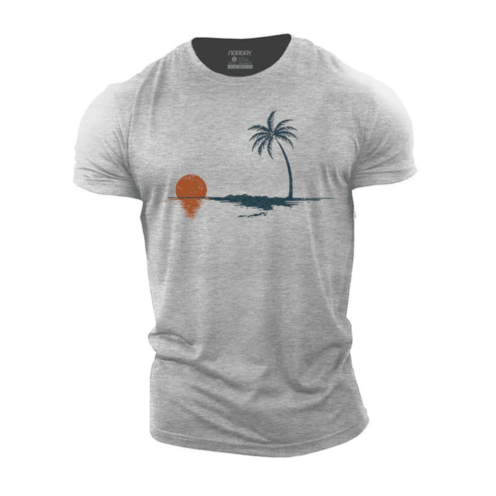 Palm Sunset Reflection T-Shirt - Norday SE
