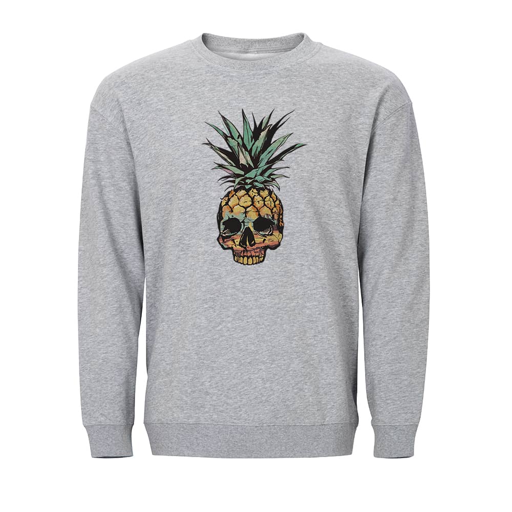 Ananas og hodeskalle hettegenser - Norday SE