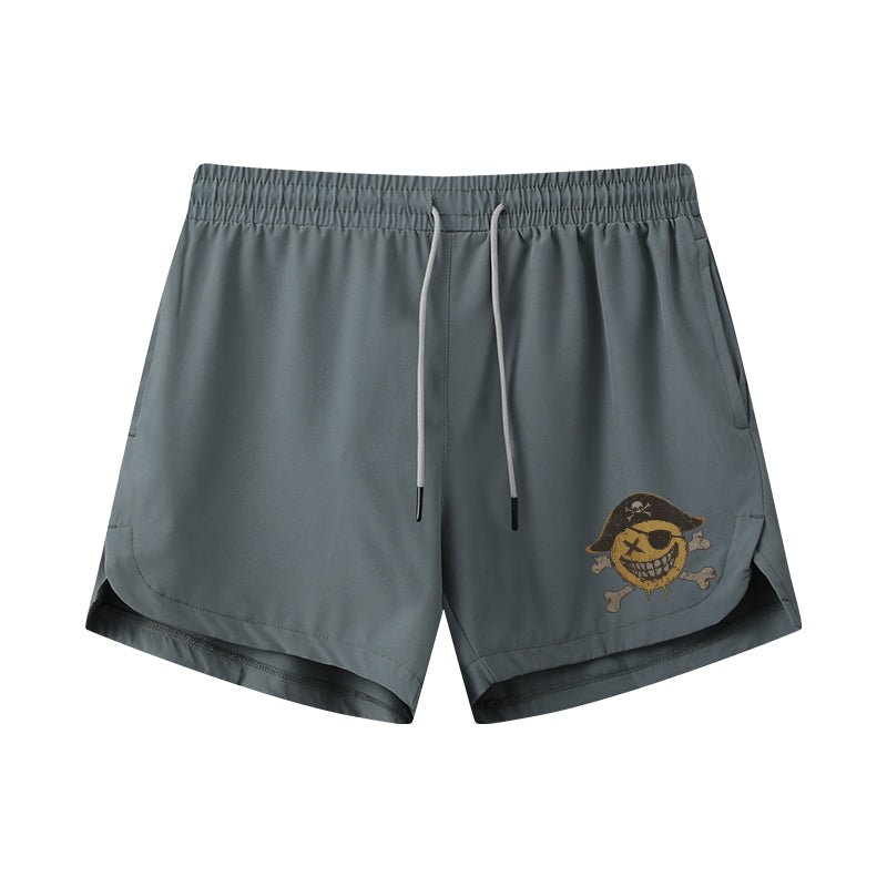 Pirate Smiley Athletic Quick - Dry Shorts - Norday SE
