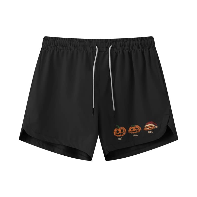 Pumpkin Santa Athletic Quick - Dry Shorts - Norday SE