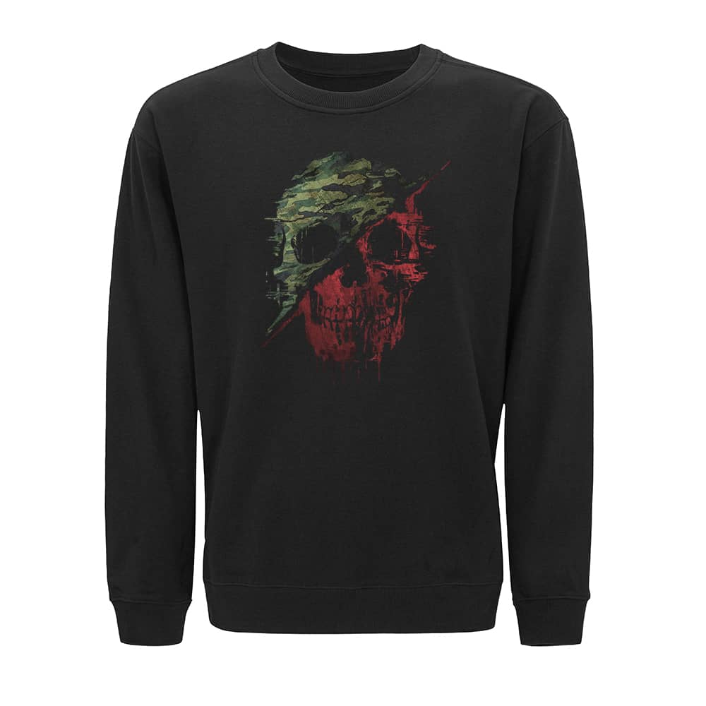 Retro Camouflage Skull Sweatshirt - Norday SE