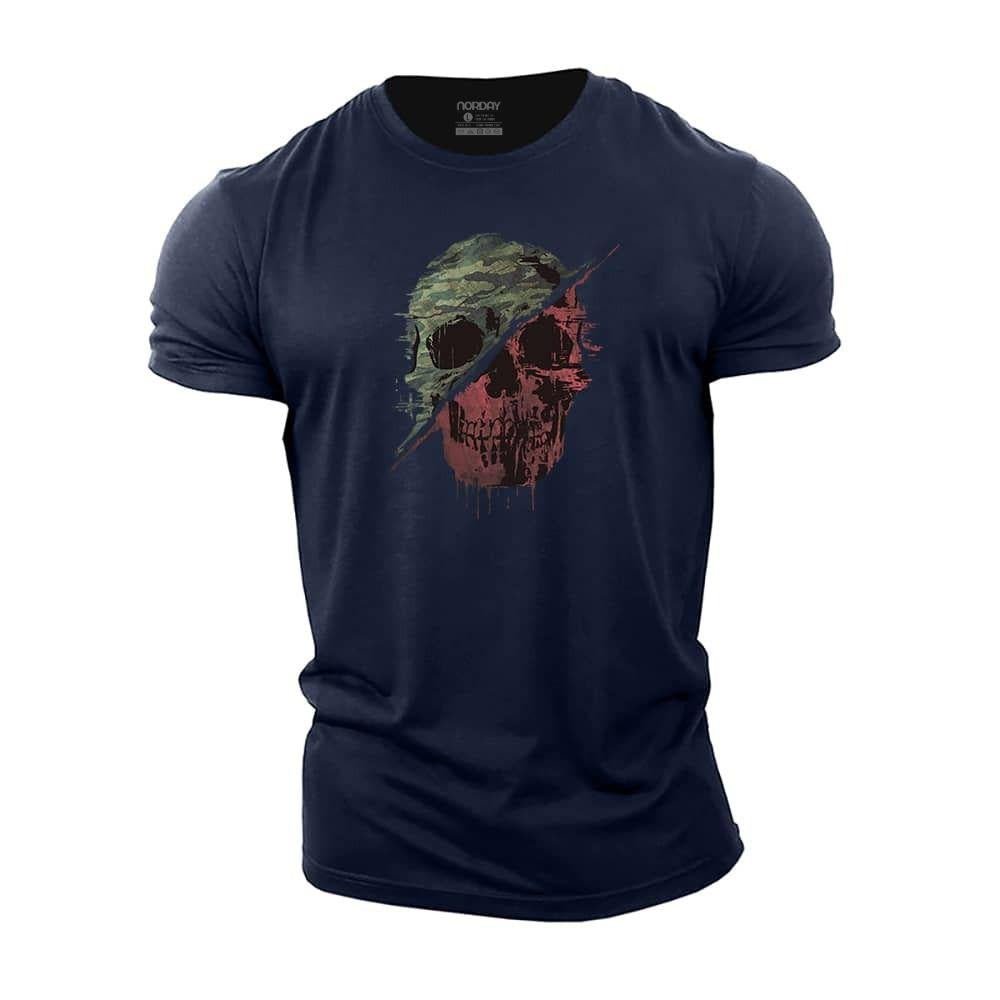 Retro Camouflage Skull T-Shirt - Norday SE