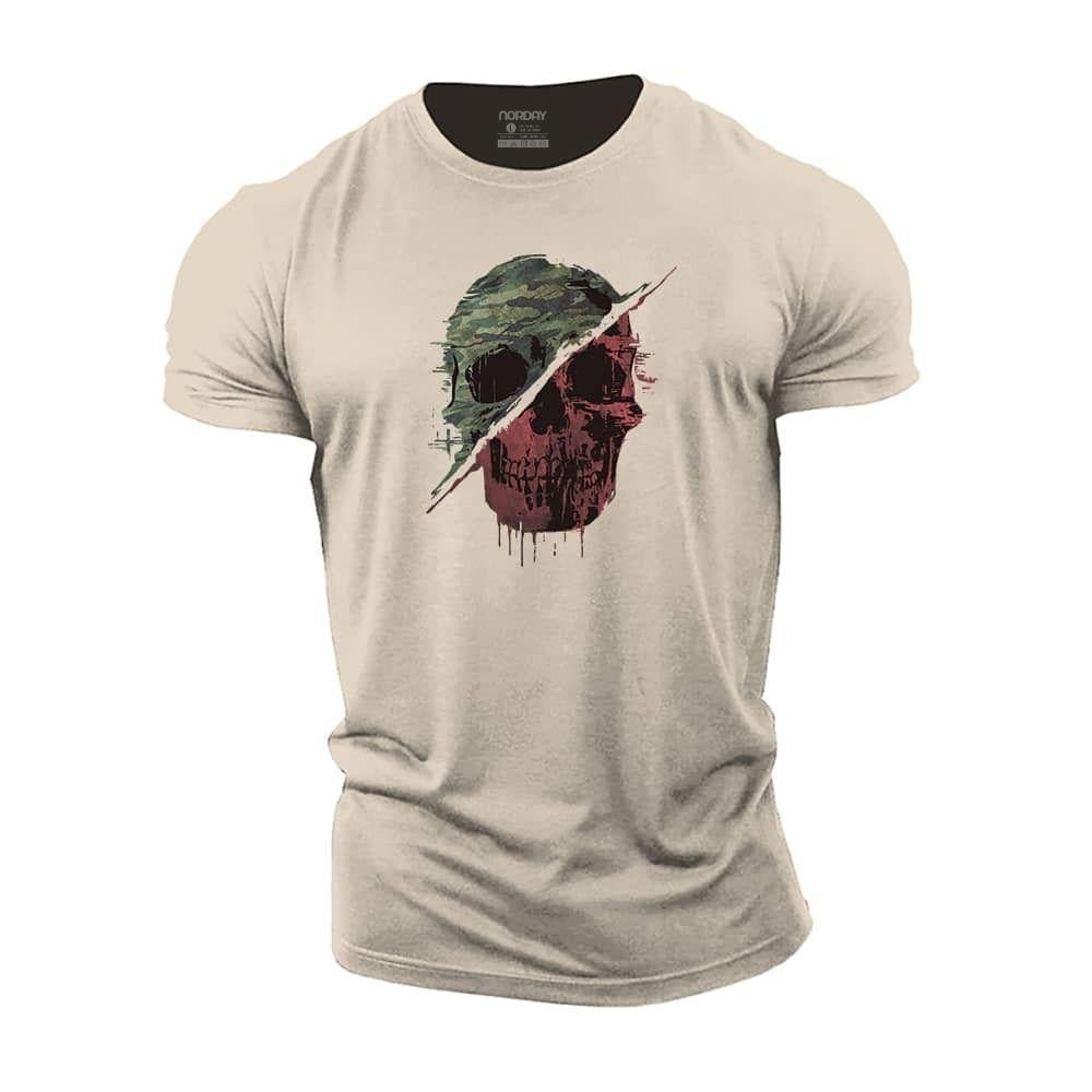 Retro Camouflage Skull T-Shirt - Norday SE