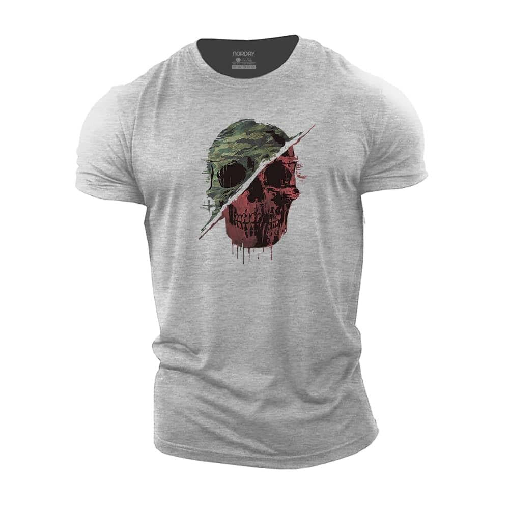 Retro Camouflage Skull T-Shirt - Norday SE