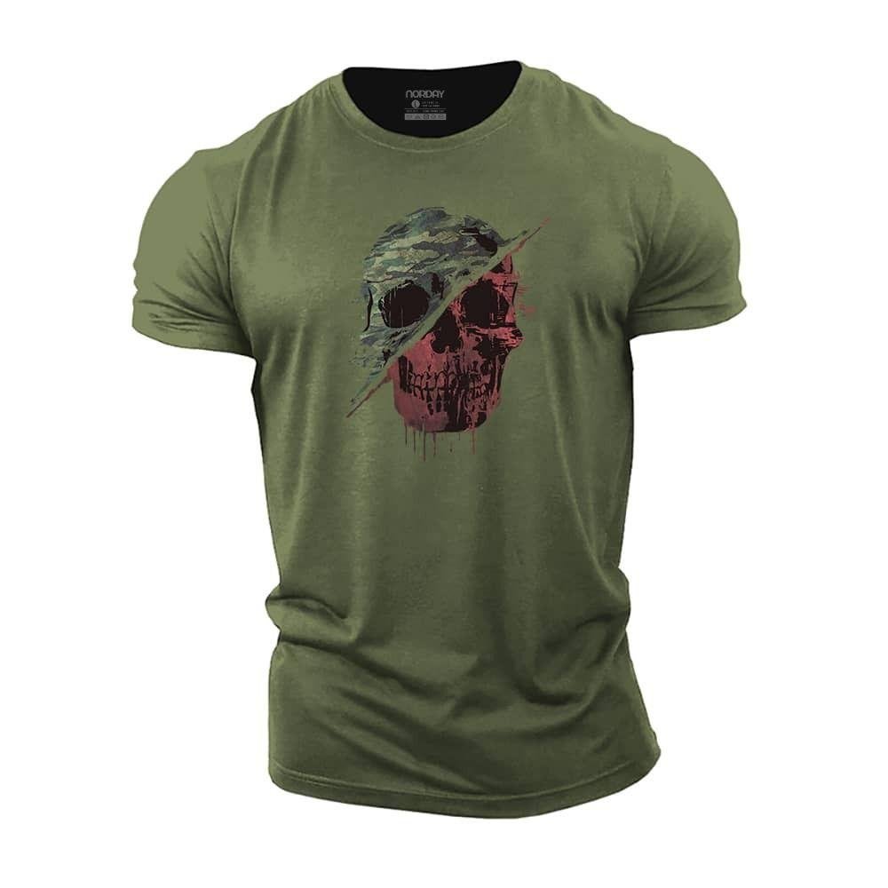 Retro Camouflage Skull T-Shirt - Norday SE