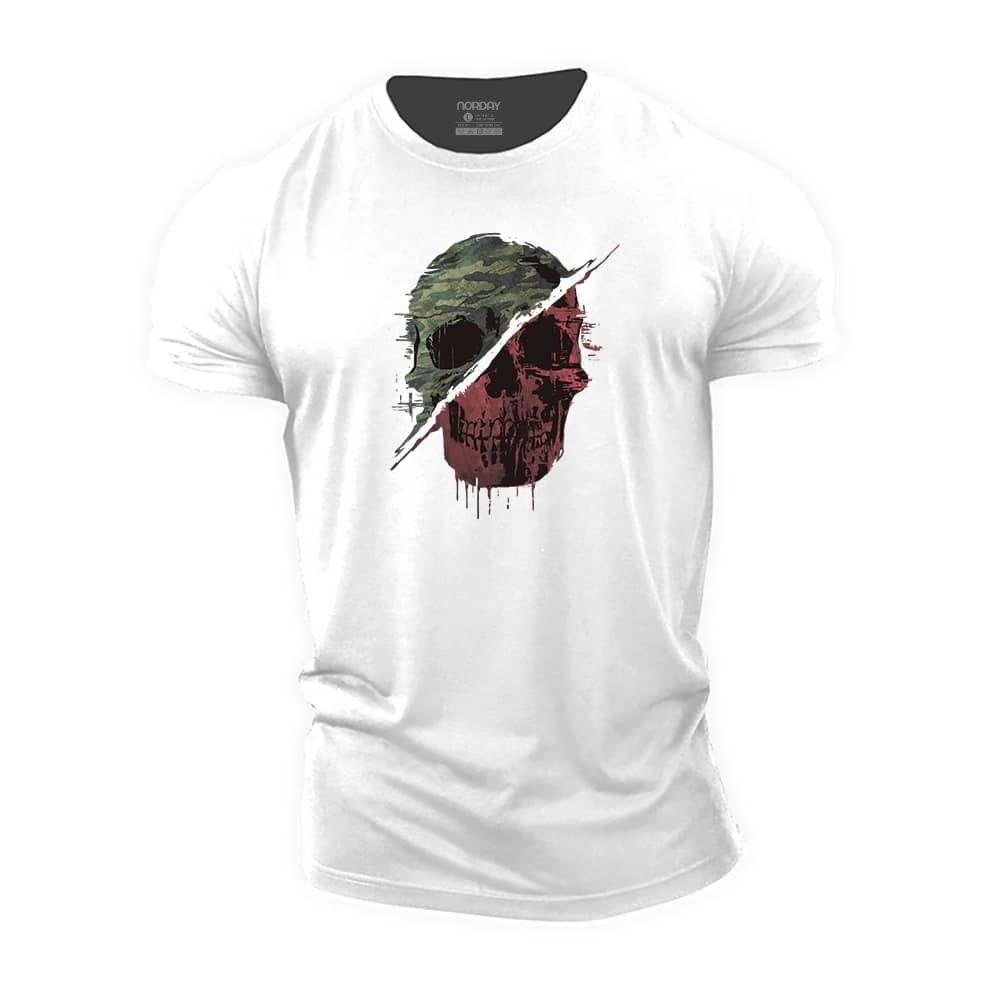 Retro Camouflage Skull T-Shirt - Norday SE
