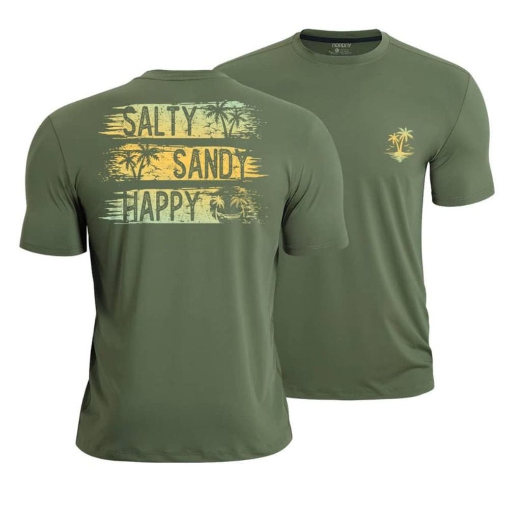 Salty Happy Idrettslig Quick - Dry T-skjorte - Norday SE