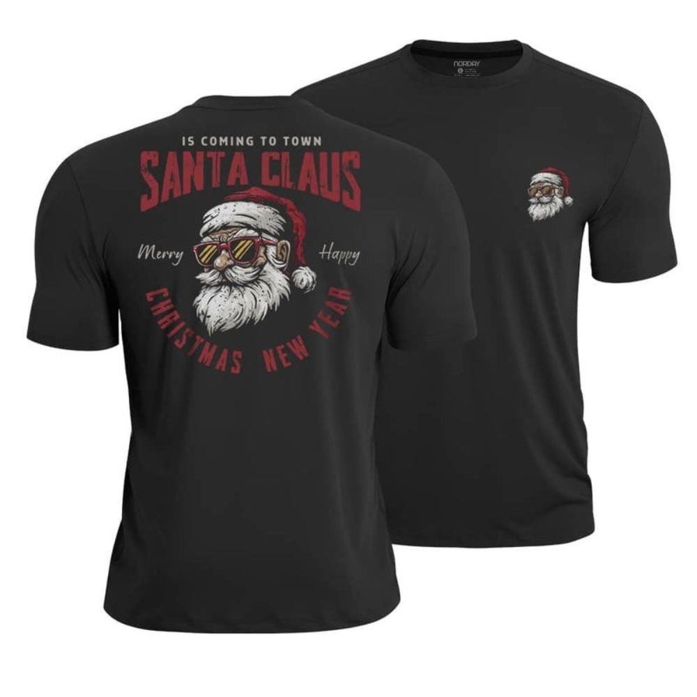 Santa Claus Is Coming Athletic Quick - Dry T-Shirt - Norday SE