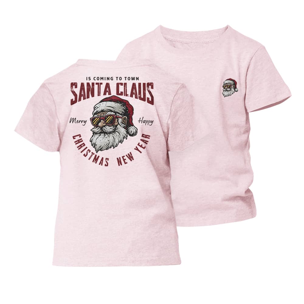 Santa Claus Is Coming Barn T-Shirt - Norday SE