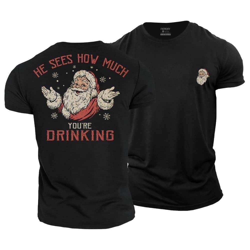 Santa Sees You T-Shirt - Norday SE