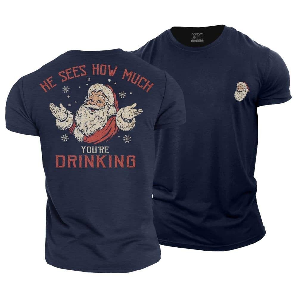 Santa Sees You T-Shirt - Norday SE