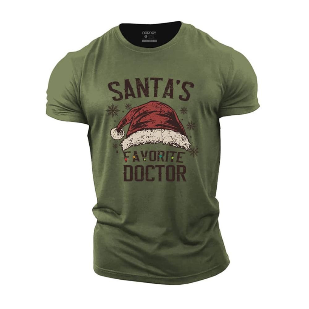 Santa's Favorite Doctor T-Shirt - Norday SE