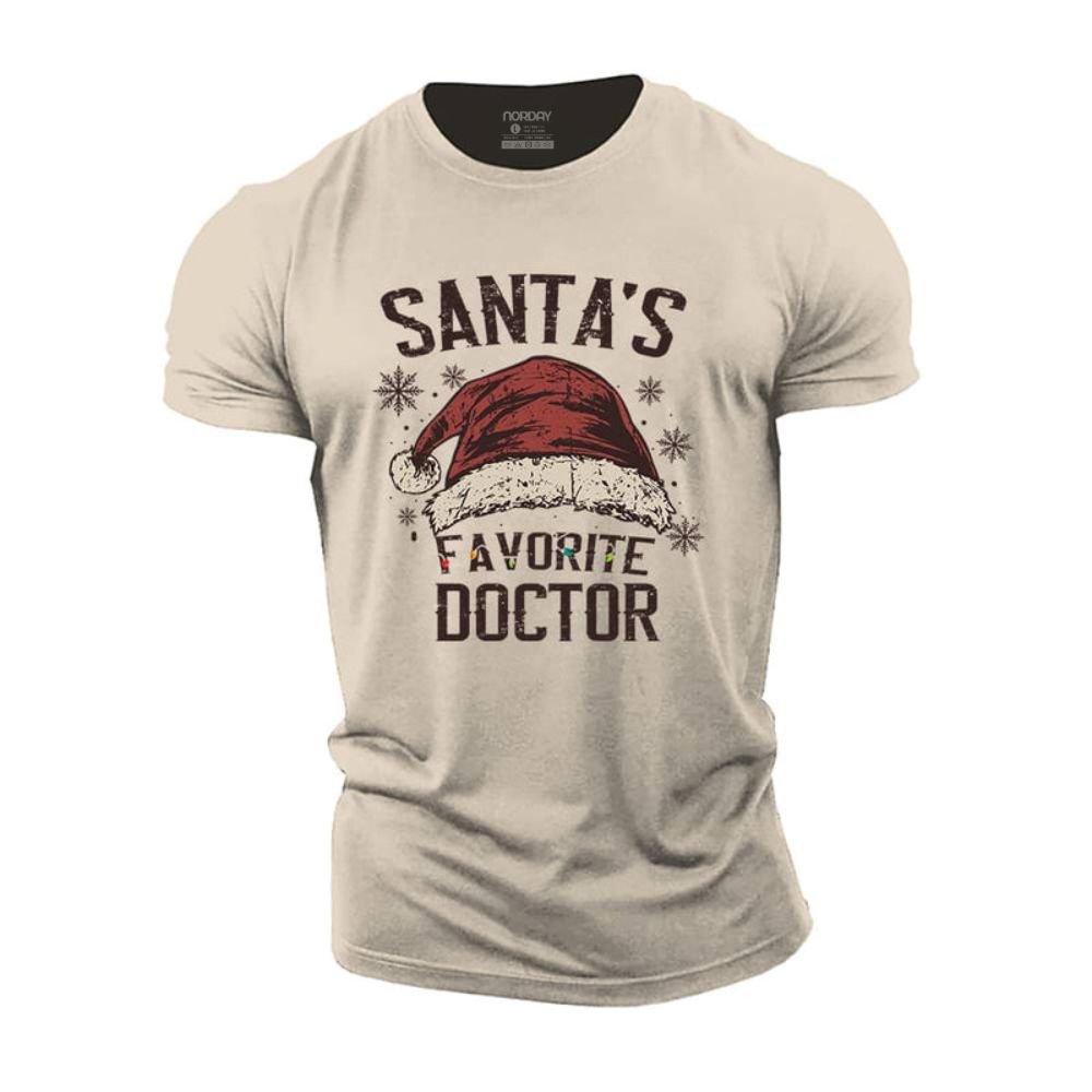 Santa's Favorite Doctor T-Shirt - Norday SE