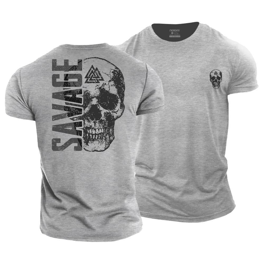 Savage Skull T-skjorte - Norday SE