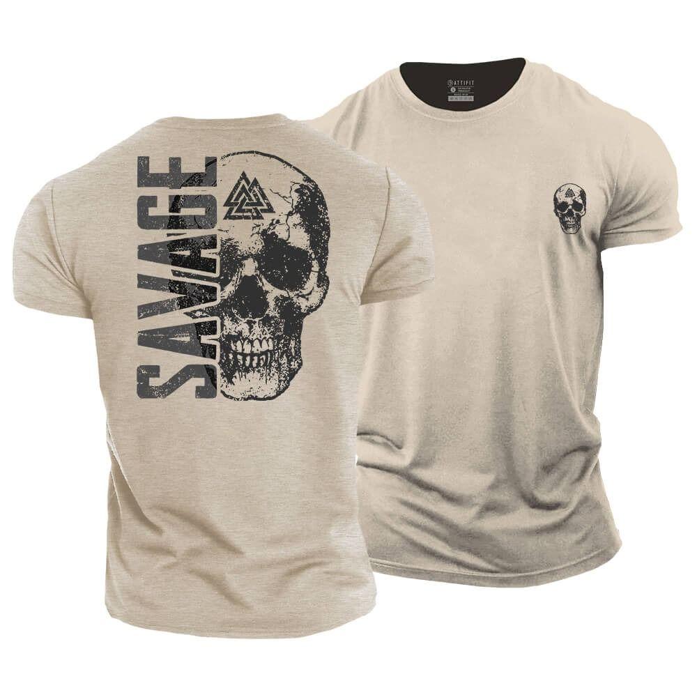 Savage Skull T-skjorte - Norday SE