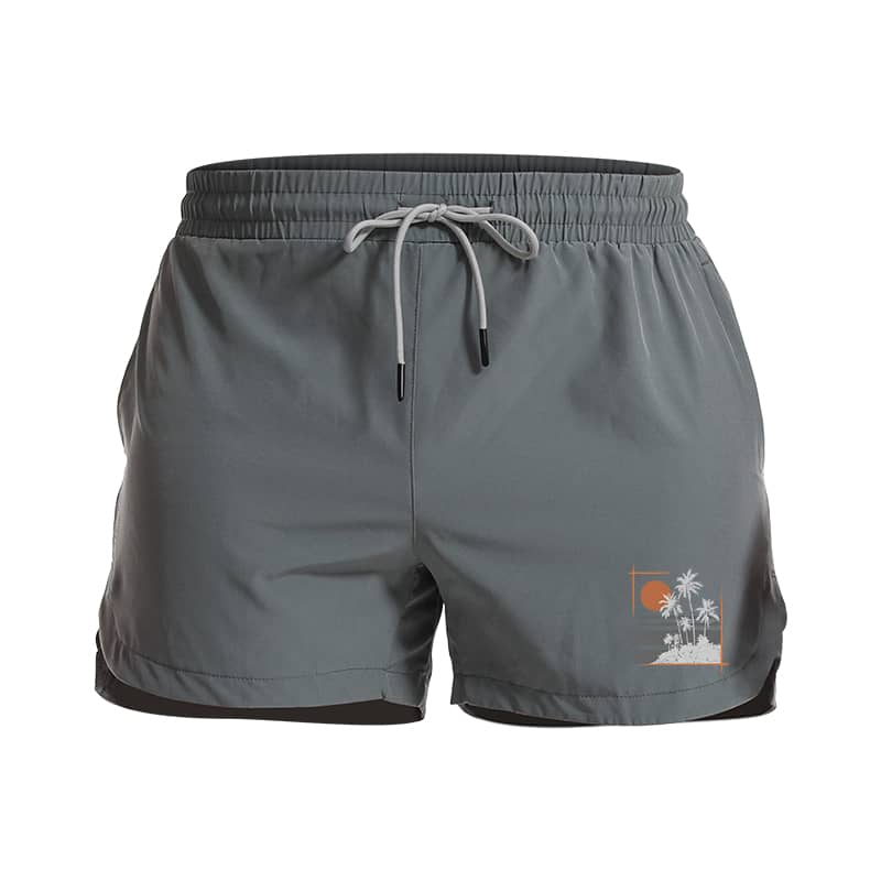 Seaside Sunshine Athletic Quick - Dry Shorts - Norday SE