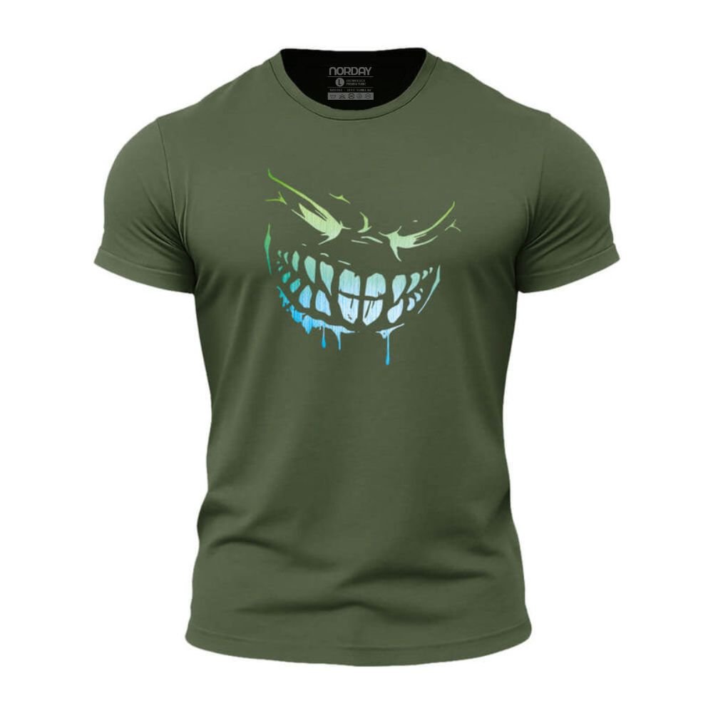 Shining Evil Smiley Athletic Quick - Dry T-Shirt - Norday SE