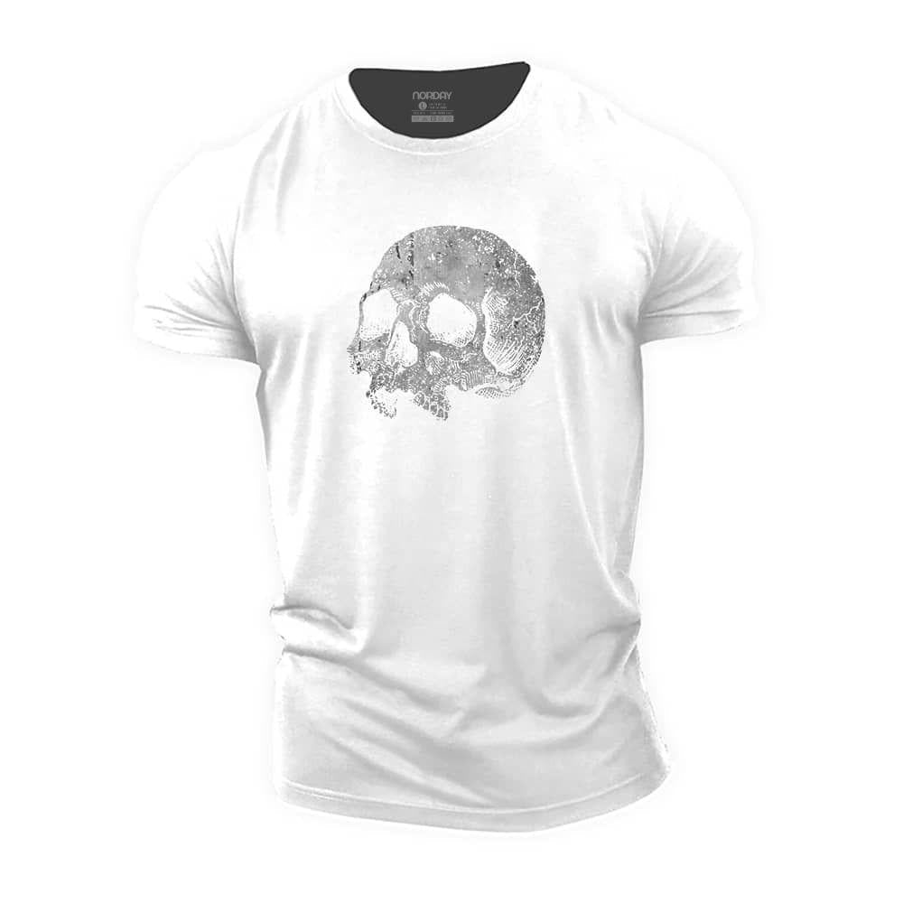Silver Grey Skull T-Shirt - Norday SE