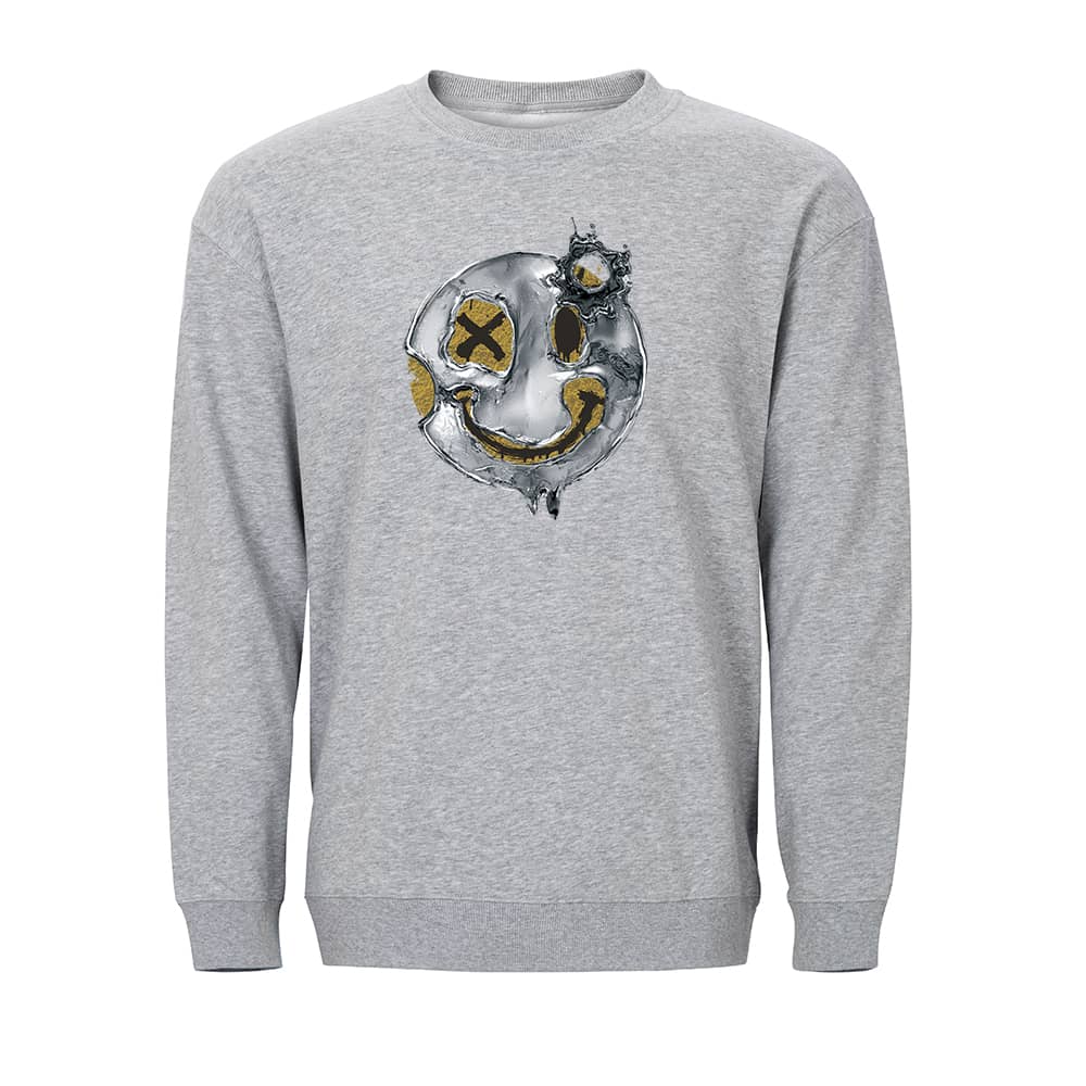 Silver Smiley Sweatshirt - Norday SE