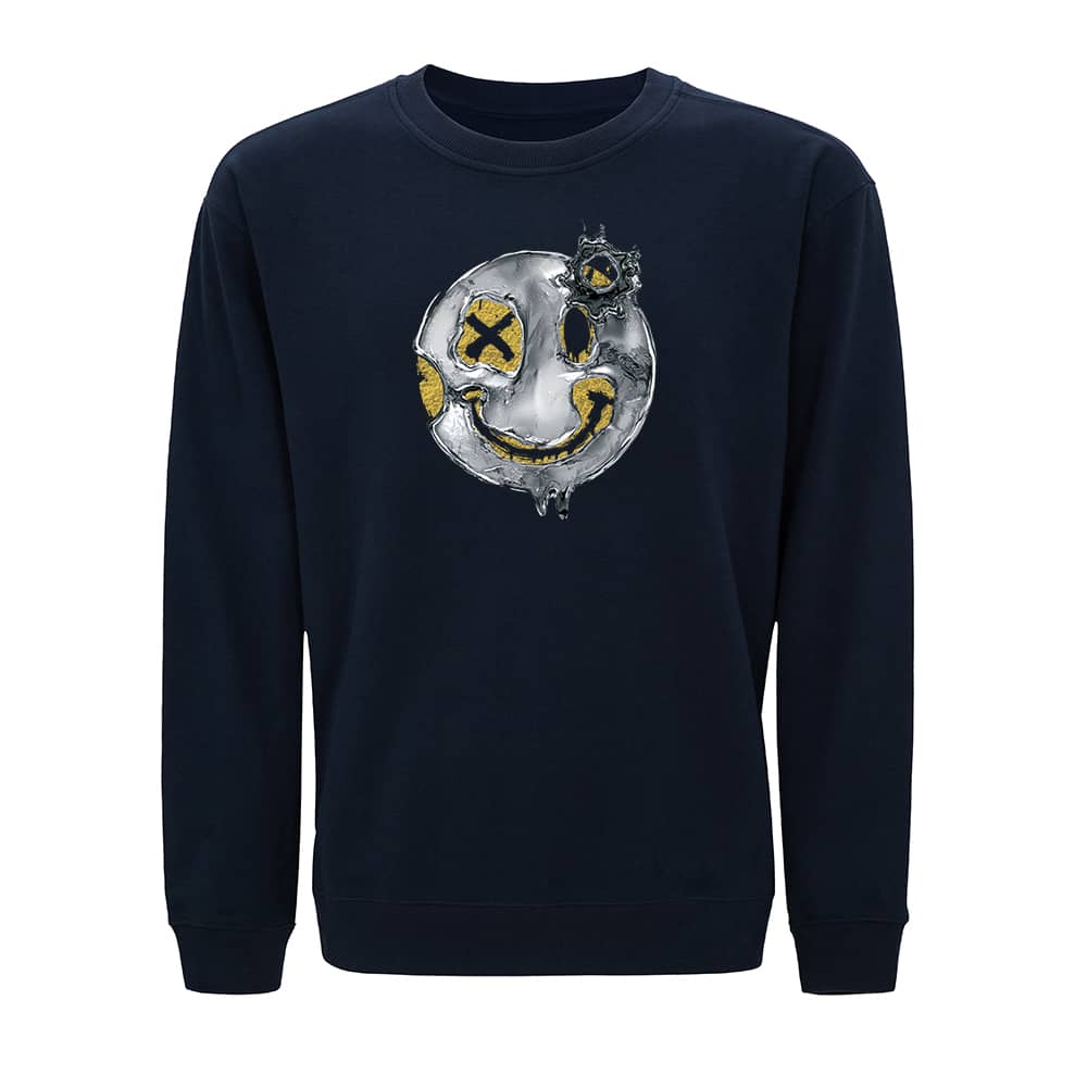 Silver Smiley Sweatshirt - Norday SE