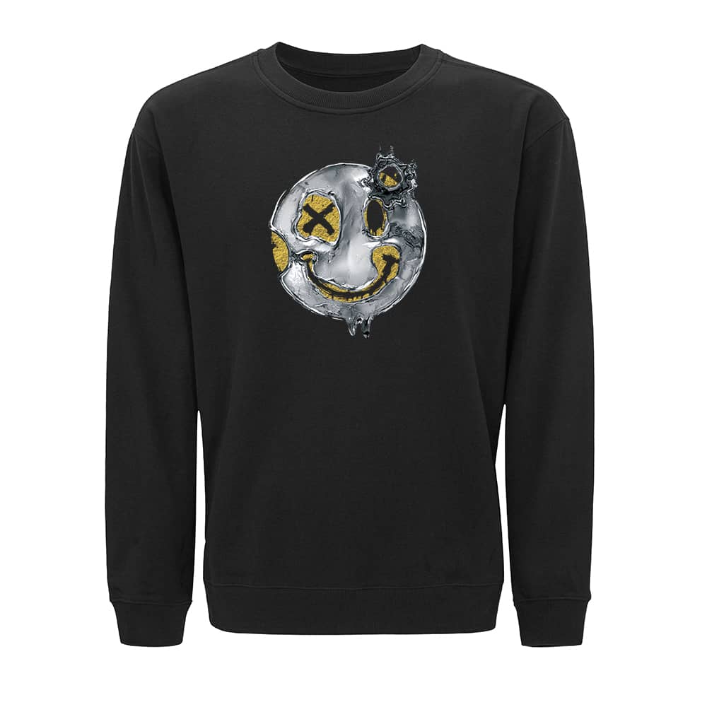 Silver Smiley Sweatshirt - Norday SE