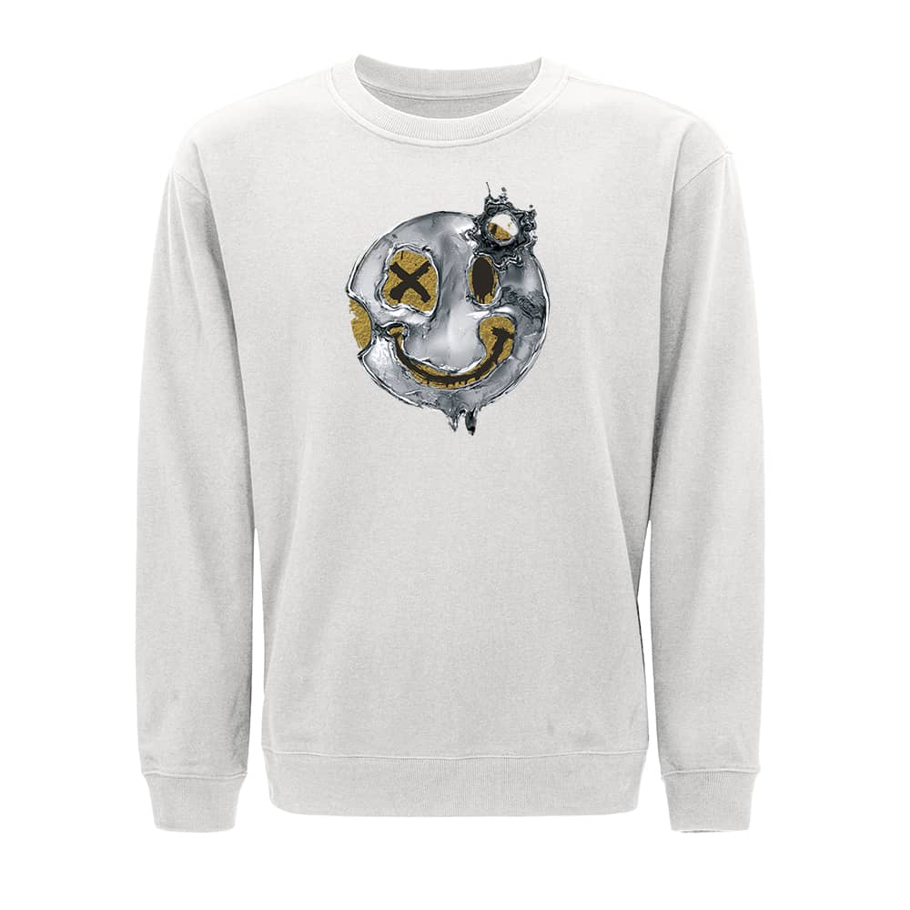 Silver Smiley Sweatshirt - Norday SE