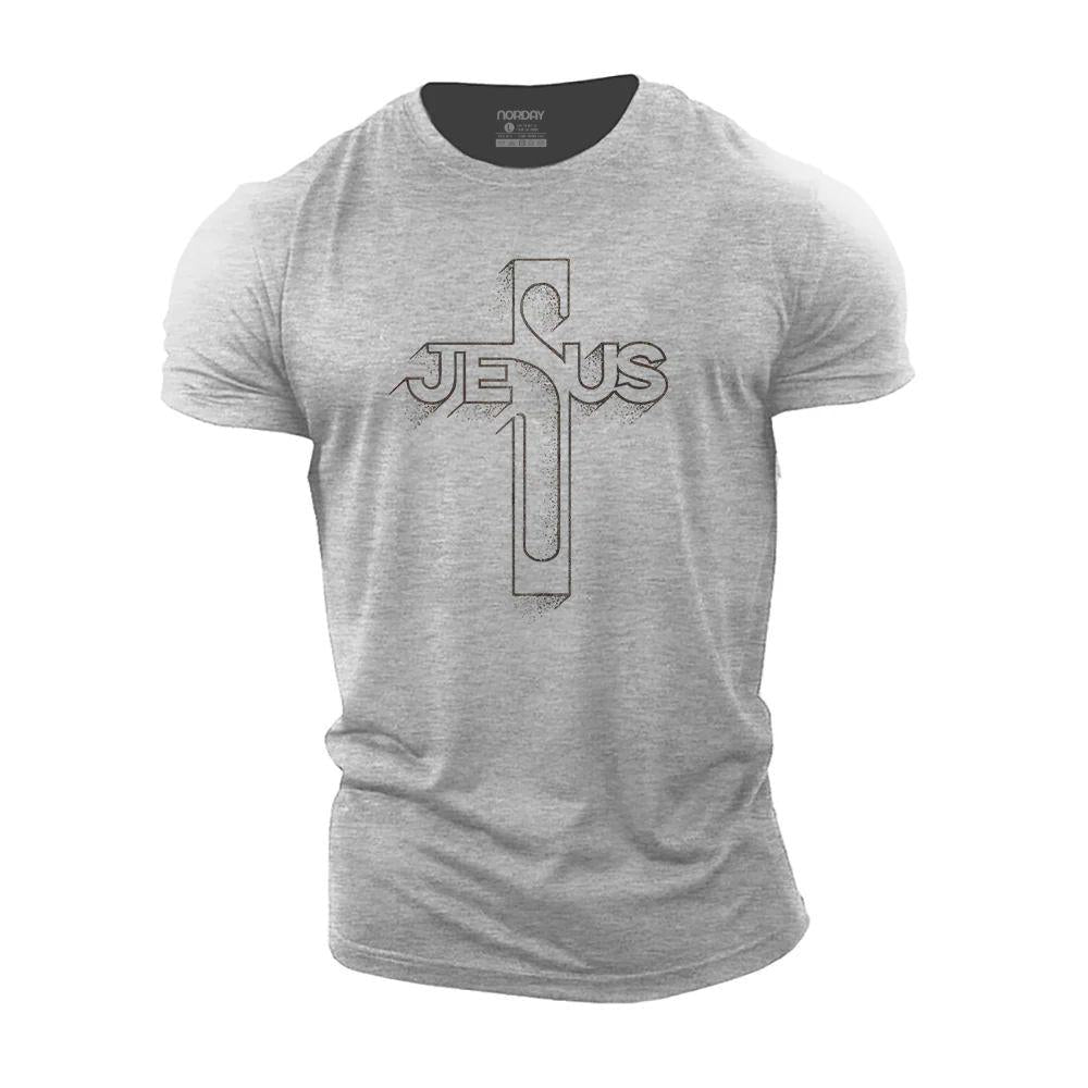 Simple Jesus Cross T-Shirt - Norday SE