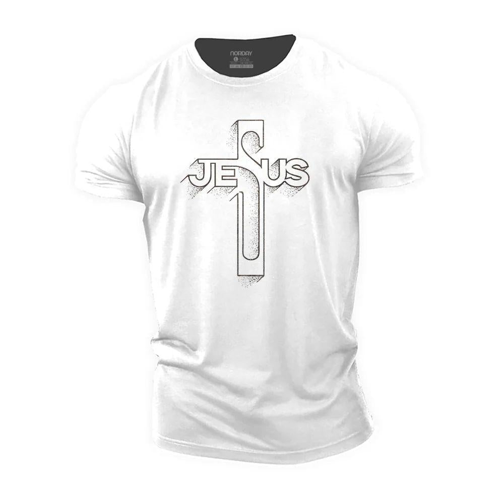Simple Jesus Cross T-Shirt - Norday SE