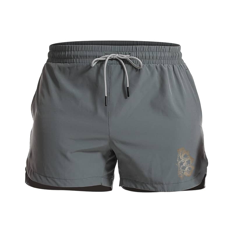 Skull Deal Athletic Quick - Dry Shorts - Norday SE