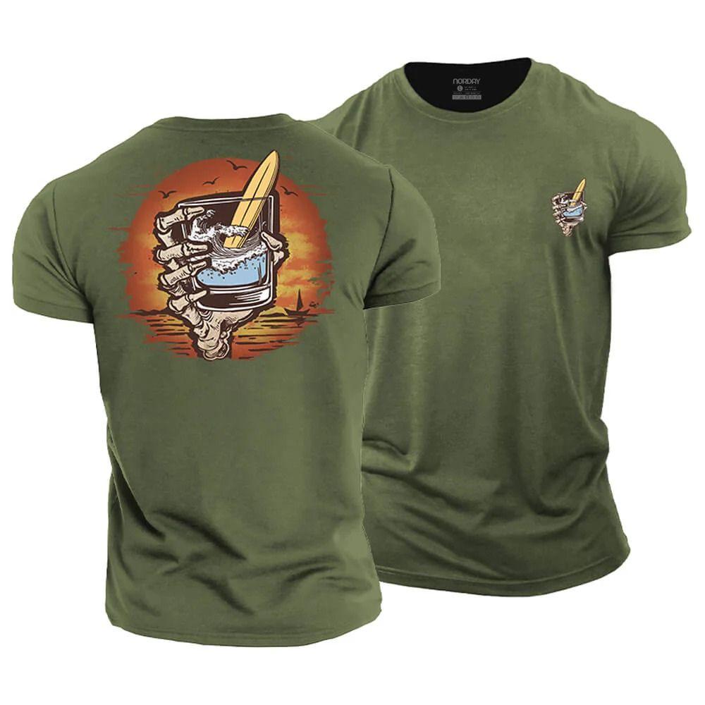 Skull Hand Wave T-skjorte - Norday SE
