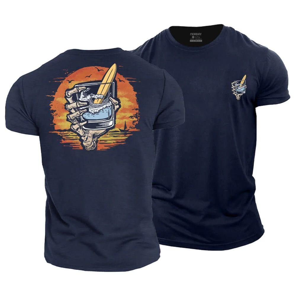 Skull Hand Wave T-skjorte - Norday SE