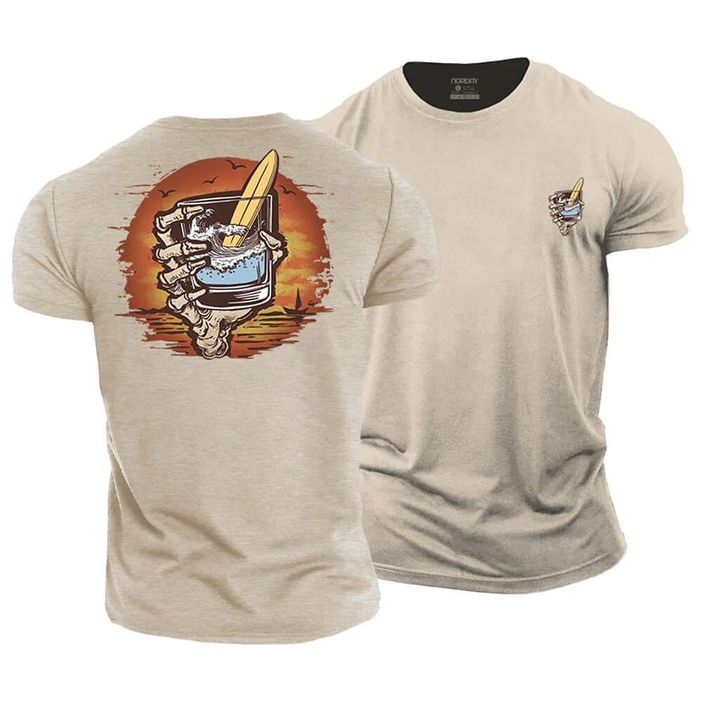 Skull Hand Wave T-skjorte - Norday SE