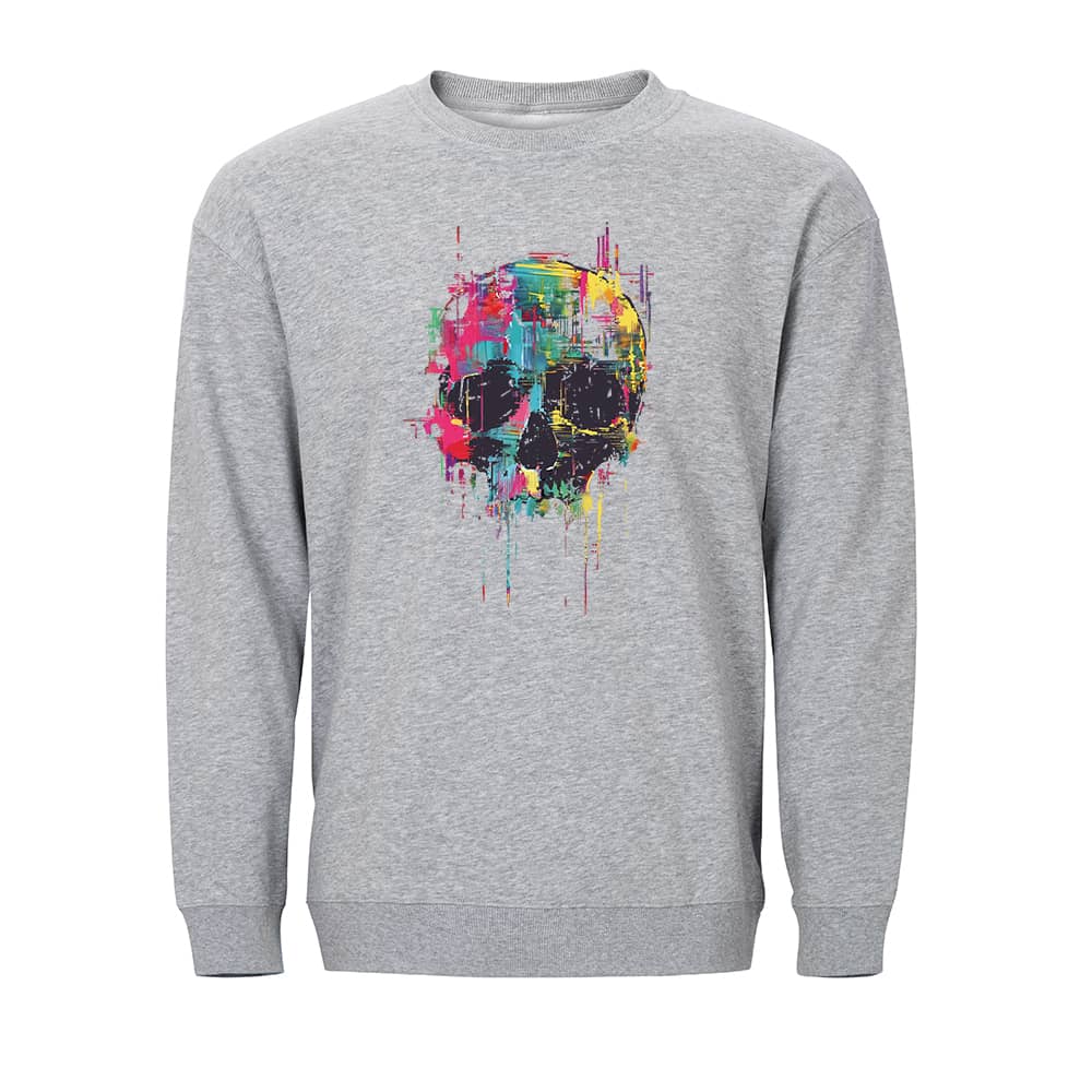 Skull Oil Painting Sweatshirt - Norday SE