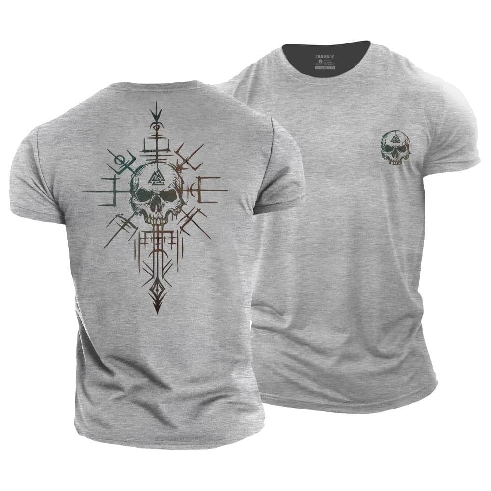 Skull Viking T-skjorte - Norday SE