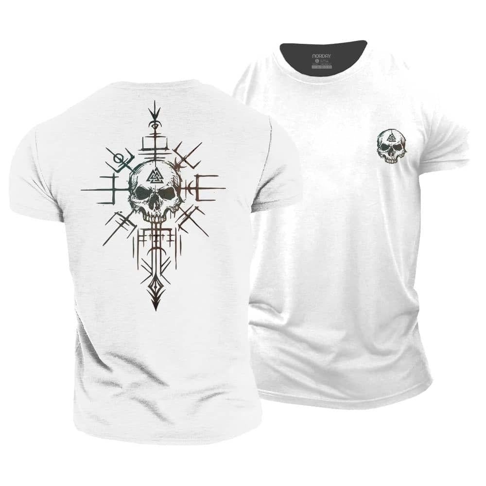 Skull Viking T-skjorte - Norday SE