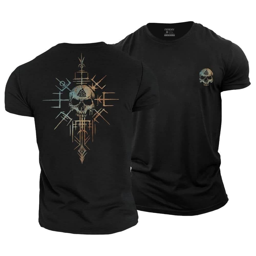 Skull Viking T-skjorte - Norday SE