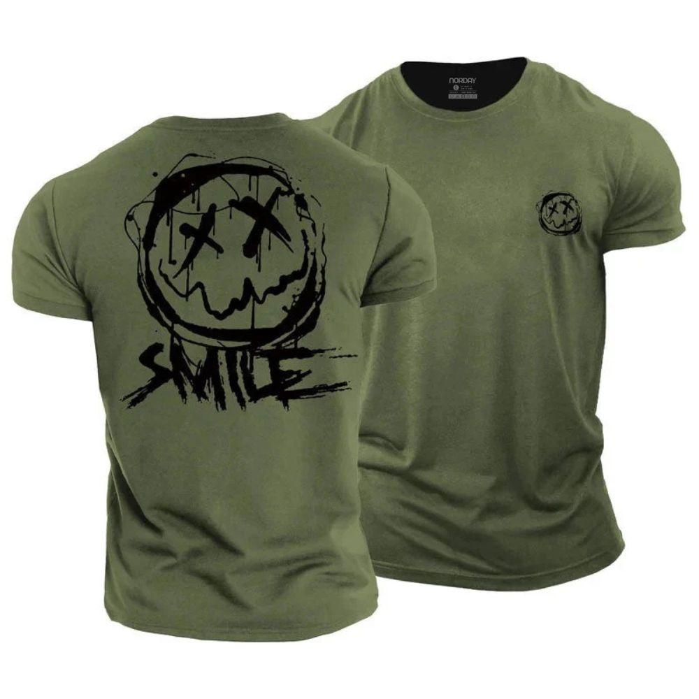 Smiley grafisk T-skjorte - Norday SE