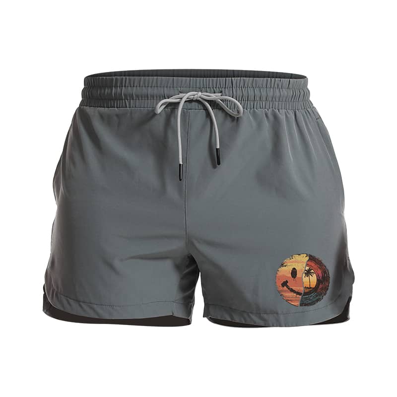 Smiley Sea Records Athletic Quick - Dry Shorts - Norday SE