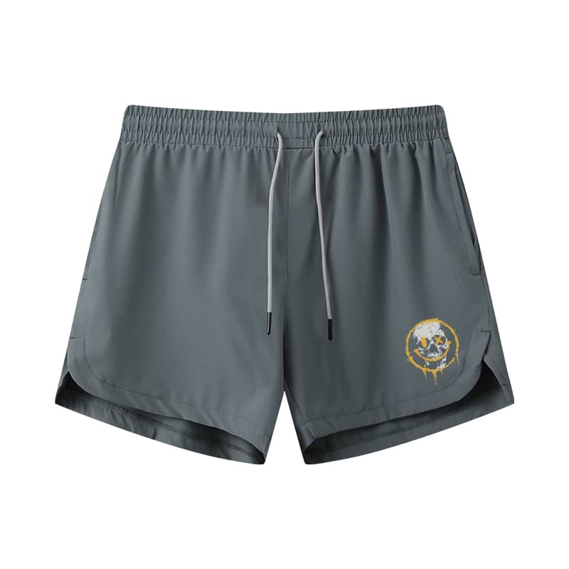 Smiley Skull Athletiske Hurtig-tørkende Shorts - Norday SE