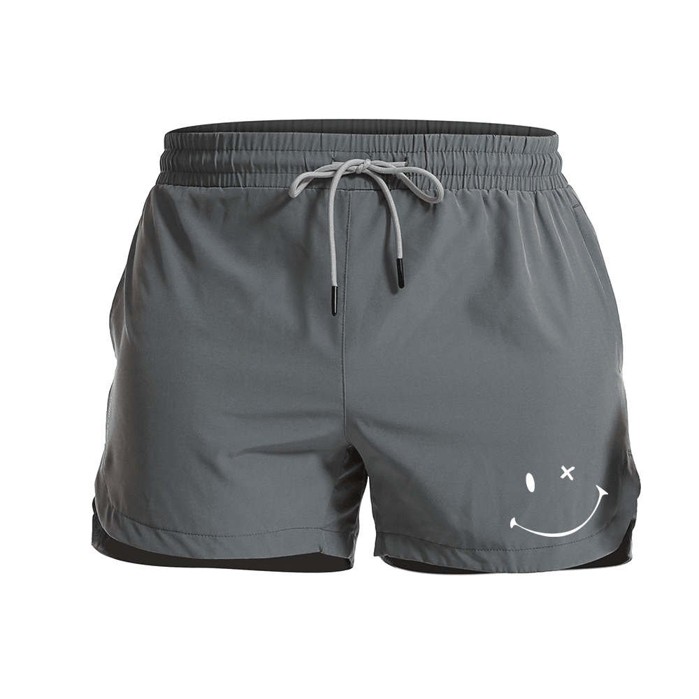 Smiling Face Athletic Quick - Dry Shorts - Norday SE